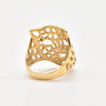 TE-071-R-0S: Gold Vermeil 18k