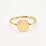 TE-072-R-0S: Gold Vermeil 18k