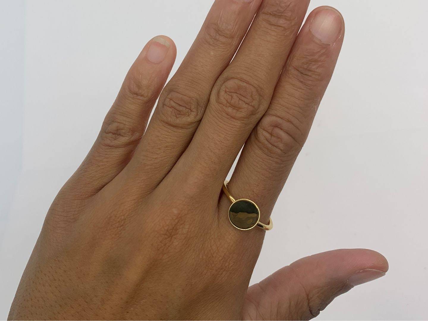 TE-072-R-0S: Gold Vermeil 18k