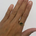 TE-072-R-0S: Gold Vermeil 18k