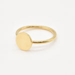 TE-072-R-0S: Gold Vermeil 18k