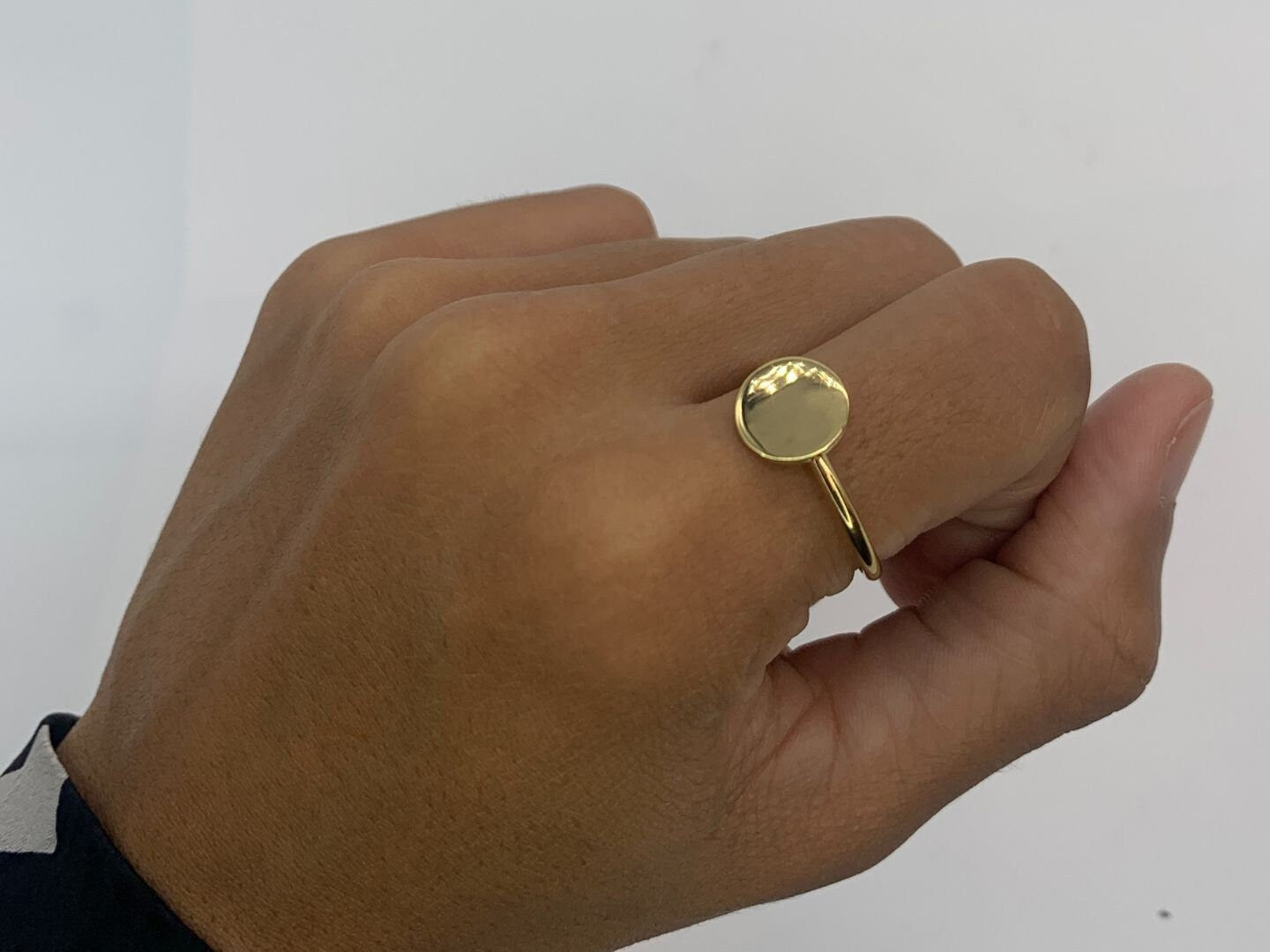 TE-072-R-0S: Gold Vermeil 18k