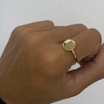 TE-072-R-0S: Gold Vermeil 18k