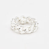 Gold Chain Ring - Chunky Gold Ring - Modern Chain Ring