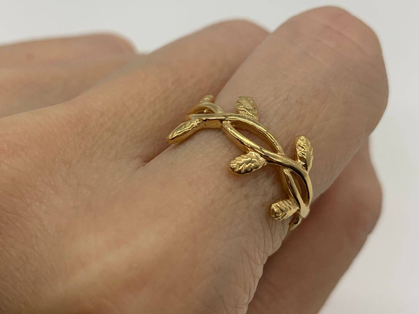 TE-074-R-0S: Gold Vermeil 18k