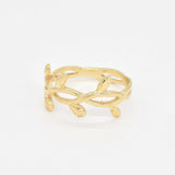 TE-074-R-0S: Gold Vermeil 18k