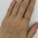 TE-074-R-0S: Gold Vermeil 18k