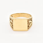 TE-073-R-0S: Gold Vermeil 18k