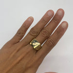TE-073-R-0S: Gold Vermeil 18k