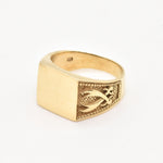 TE-073-R-0S: Gold Vermeil 18k
