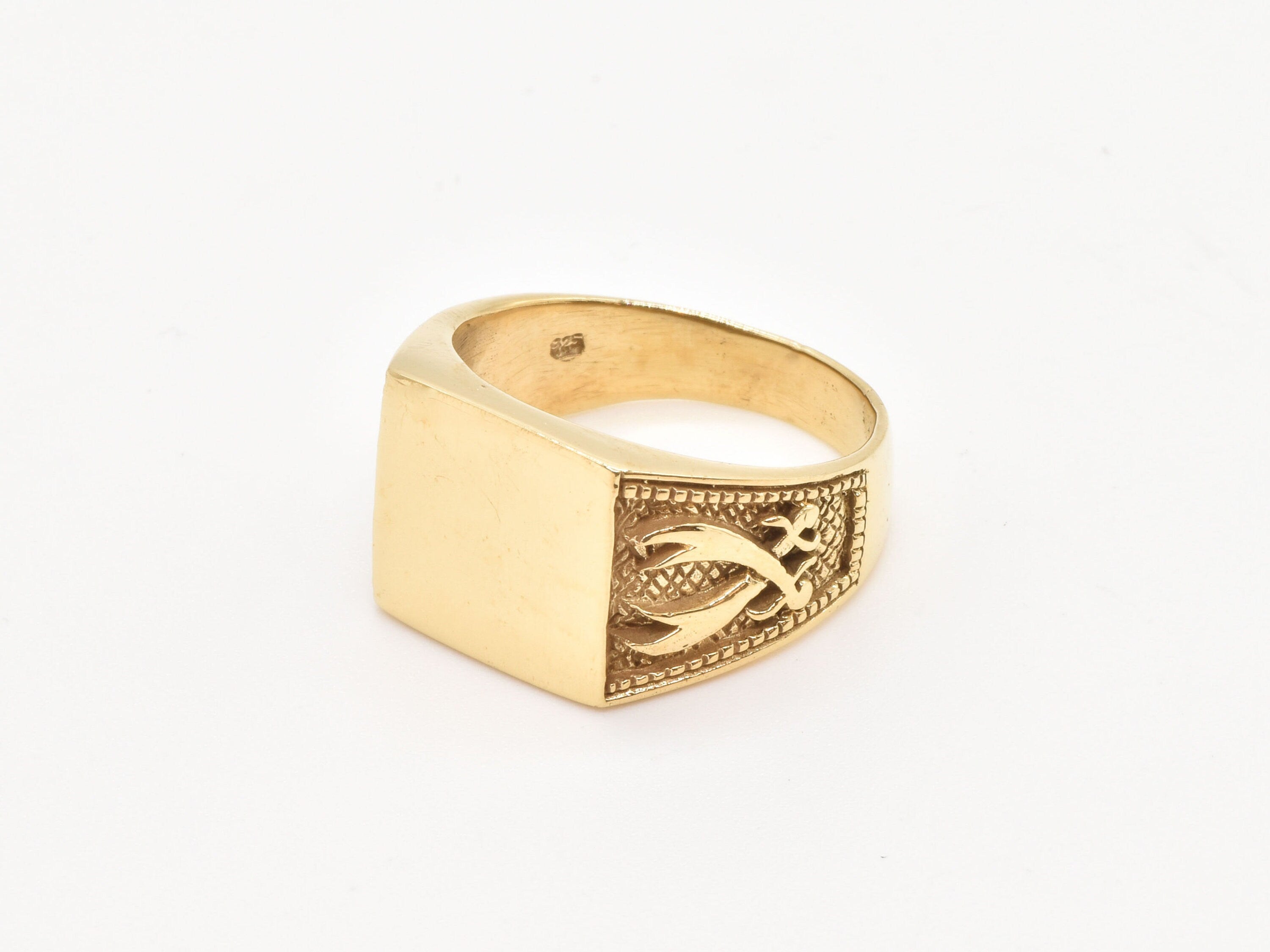 TE-073-R-0S: Gold Vermeil 18k