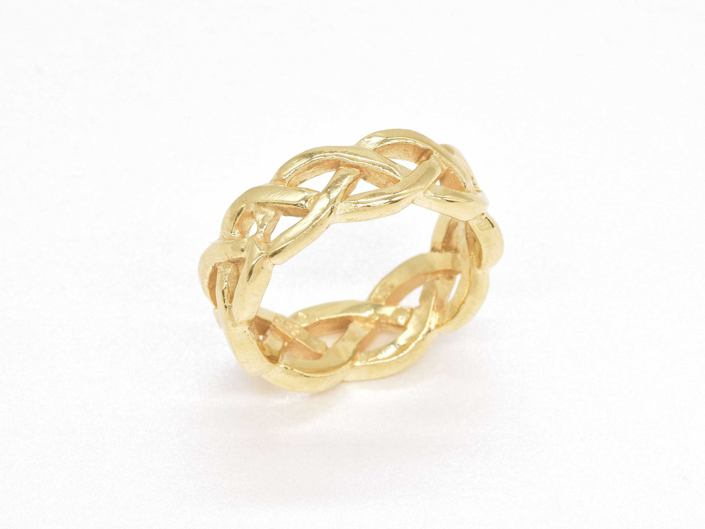 TE-075-R-0S: Gold Vermeil 18k
