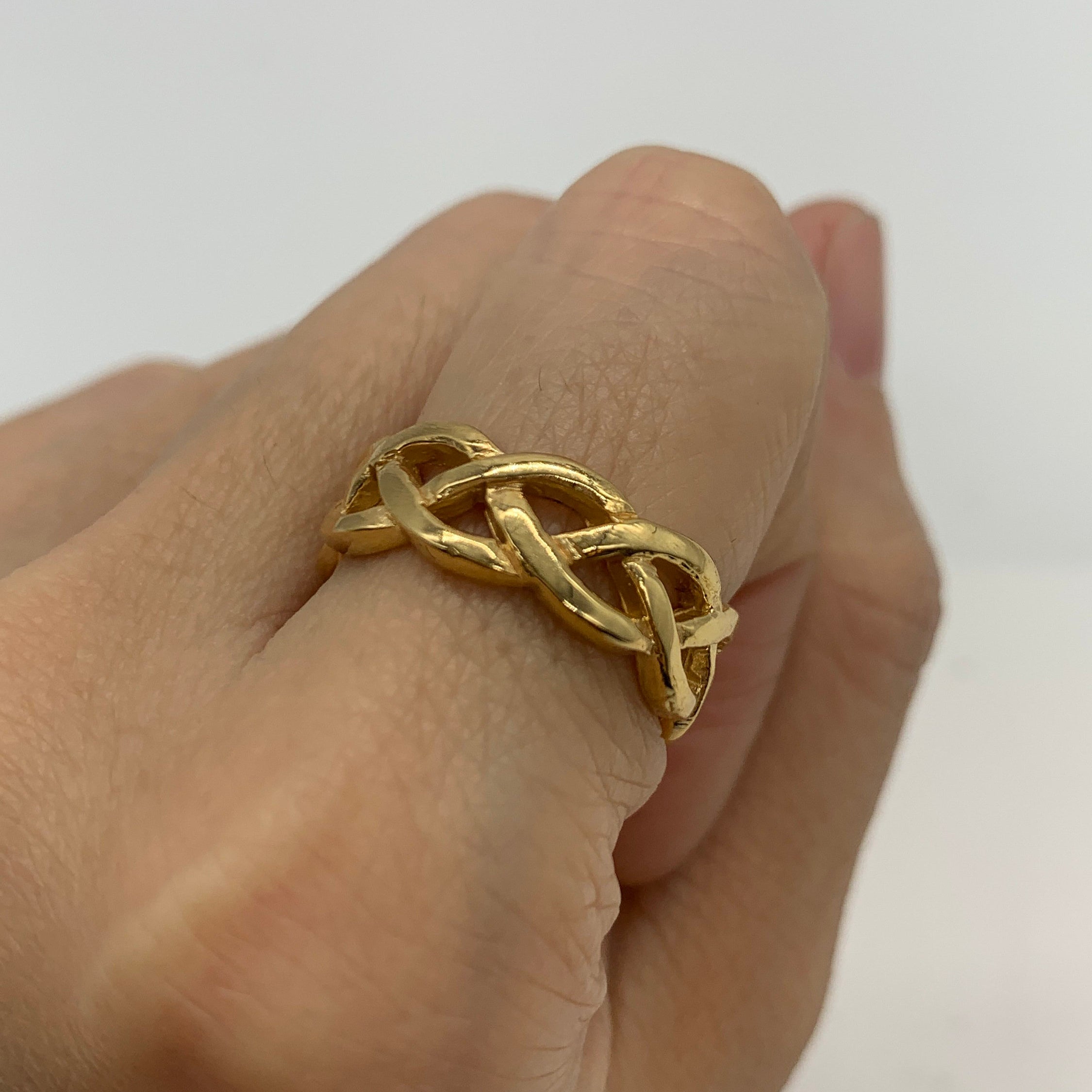 TE-075-R-0S: Gold Vermeil 18k