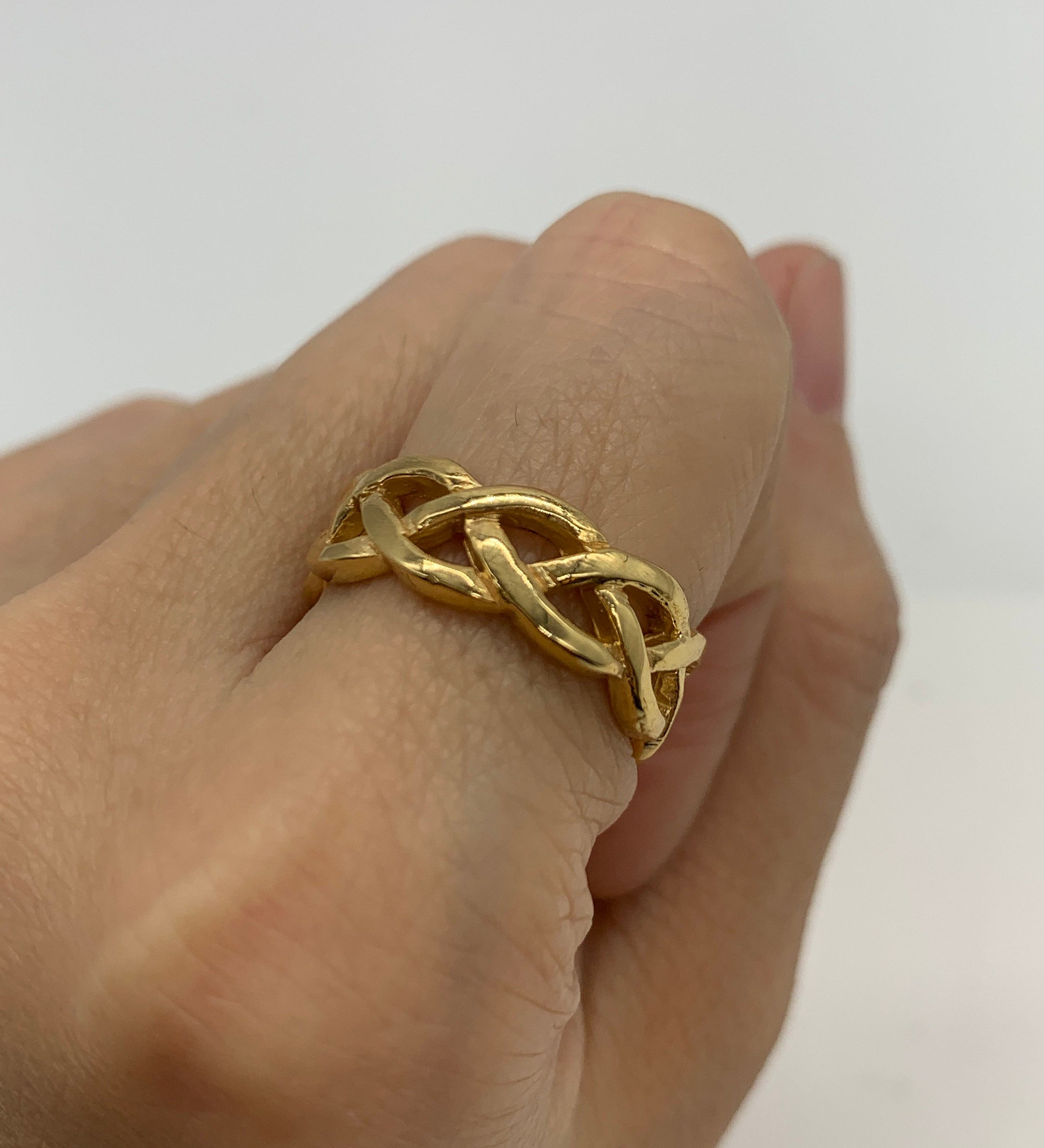 TE-075-R-0S: Gold Vermeil 18k