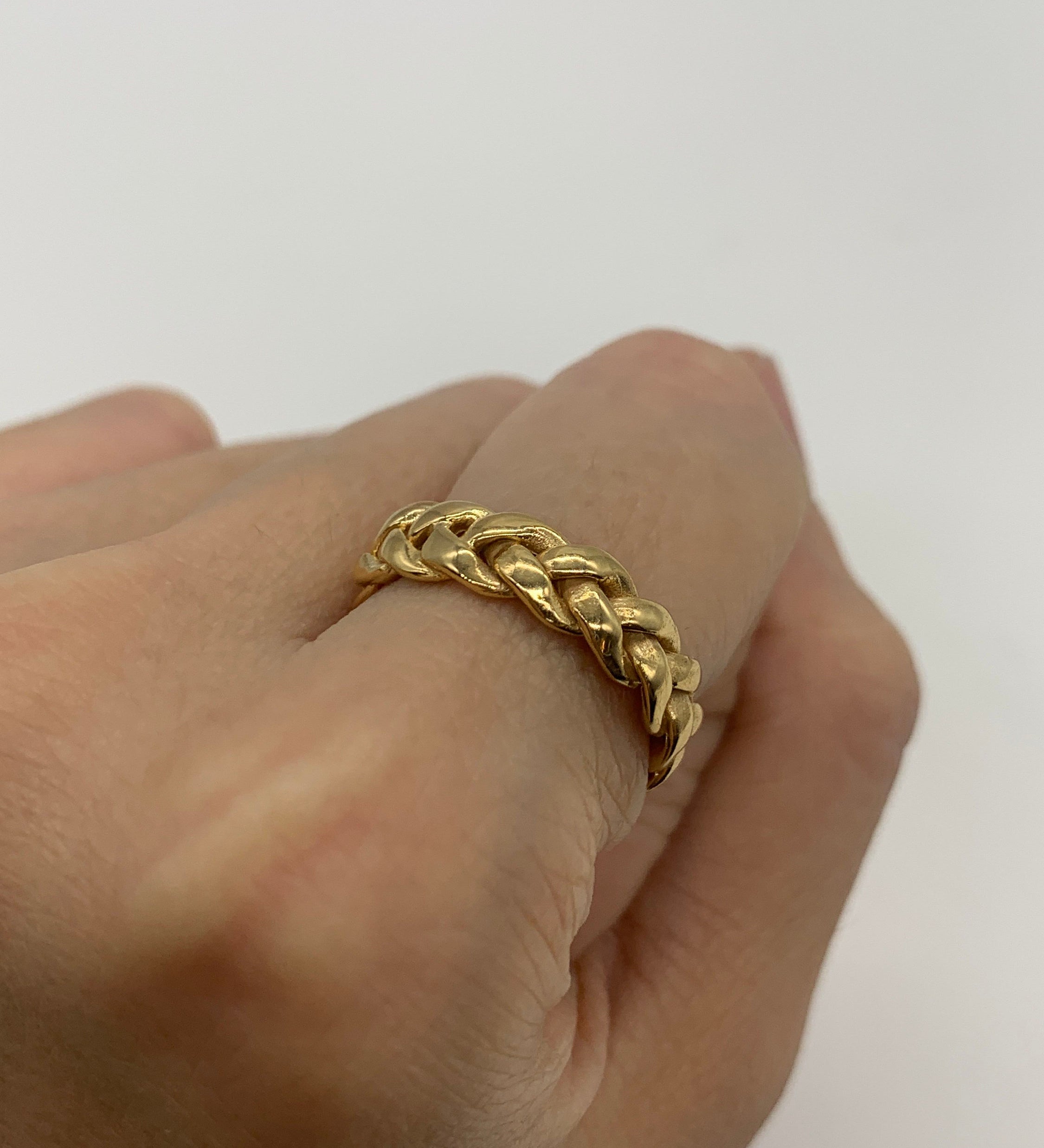 TE-076-R-0S: Gold Vermeil 18k