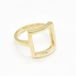 TE-066-R-0S: Gold Vermeil 18k