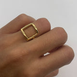 TE-066-R-0S: Gold Vermeil 18k