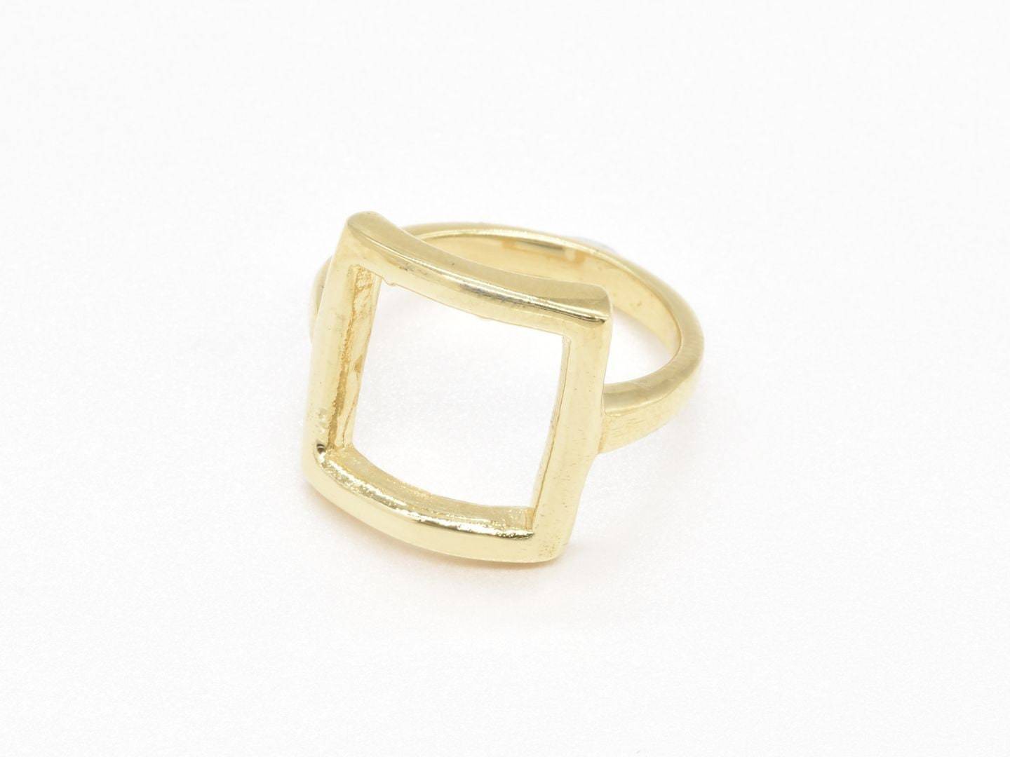 TE-066-R-0S: Gold Vermeil 18k
