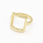 TE-066-R-0S: Gold Vermeil 18k