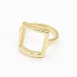 TE-066-R-0S: Gold Vermeil 18k