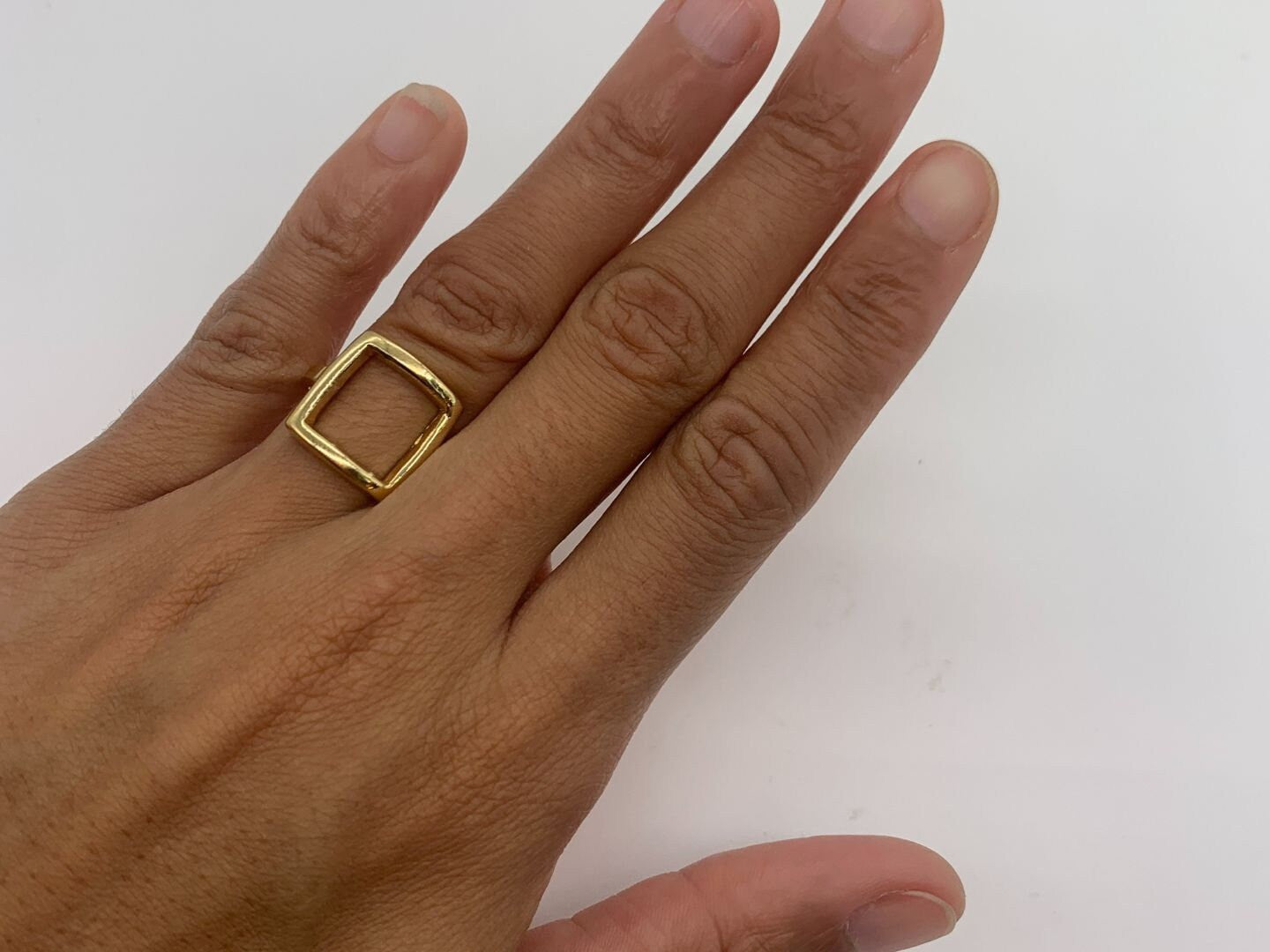 TE-066-R-0S: Gold Vermeil 18k