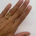 TE-066-R-0S: Gold Vermeil 18k