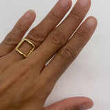 TE-066-R-0S: Gold Vermeil 18k
