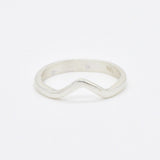 Gold Chevron Ring - V Shaped Band, Minimalist Gold Ring