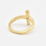 TE-080-R-0S: Gold Vermeil 18k