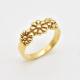 TE-082-R-0S: Gold Vermeil 18k