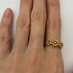 TE-082-R-0S: Gold Vermeil 18k