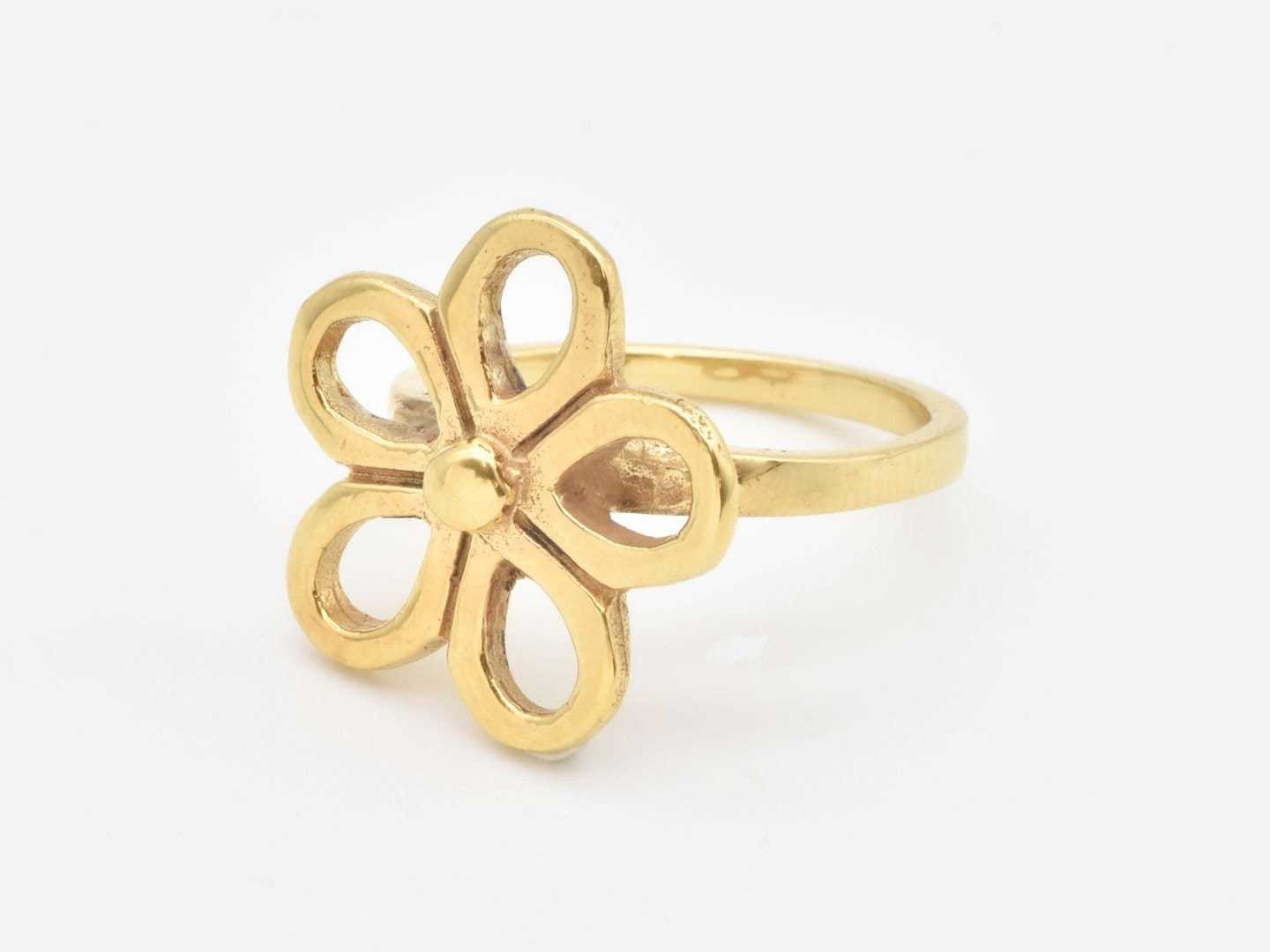 TE-084-R-0S: Gold Vermeil 18k
