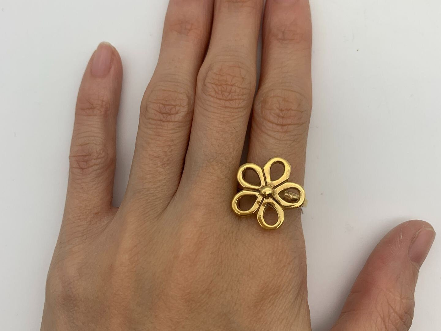 TE-084-R-0S: Gold Vermeil 18k