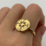 R68011070-R-0S: Gold Vermeil 18k