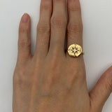 R68011070-R-0S: Gold Vermeil 18k