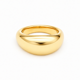 Gold Dome Ring - Dome Statement Ring - Gold Unisex Ring