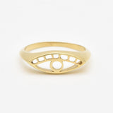 Evil Eye Ring - Silver Evil Eye - Eye Ring