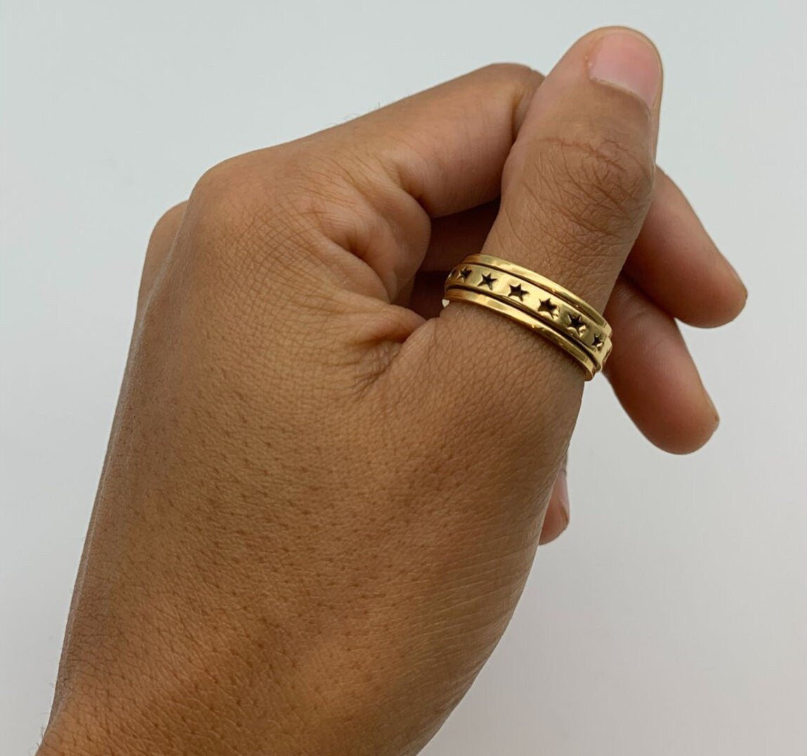 TE-081-R-0S: Gold Vermeil 18k