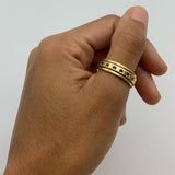 TE-081-R-0S: Gold Vermeil 18k
