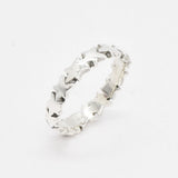 Rose Gold Star Ring - Celestial Stacking Band - Star Eternity Ring
