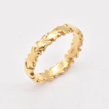 Star Eternity Ring- Silver Star Ring - Silver Infinity Ring