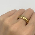 TE-090-R-0S: Gold Vermeil 18k