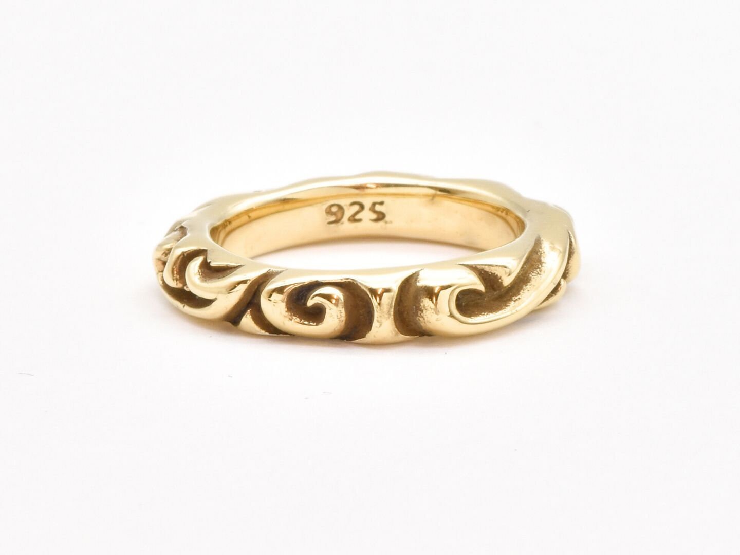 TE-091-R-0S: Gold Vermeil 18k