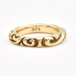 TE-091-R-0S: Gold Vermeil 18k