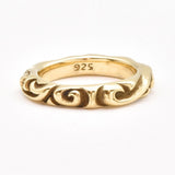 TE-091-R-0S: Gold Vermeil 18k