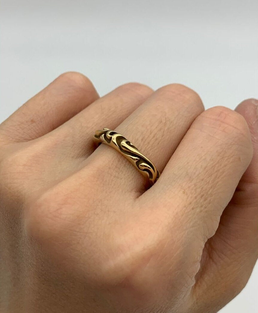 TE-091-R-0S: Gold Vermeil 18k