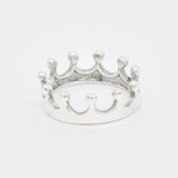 Gold Crown Ring - Gold Queen Band - Princess Ring