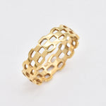 TE-087-R-0S: Gold Vermeil 18k