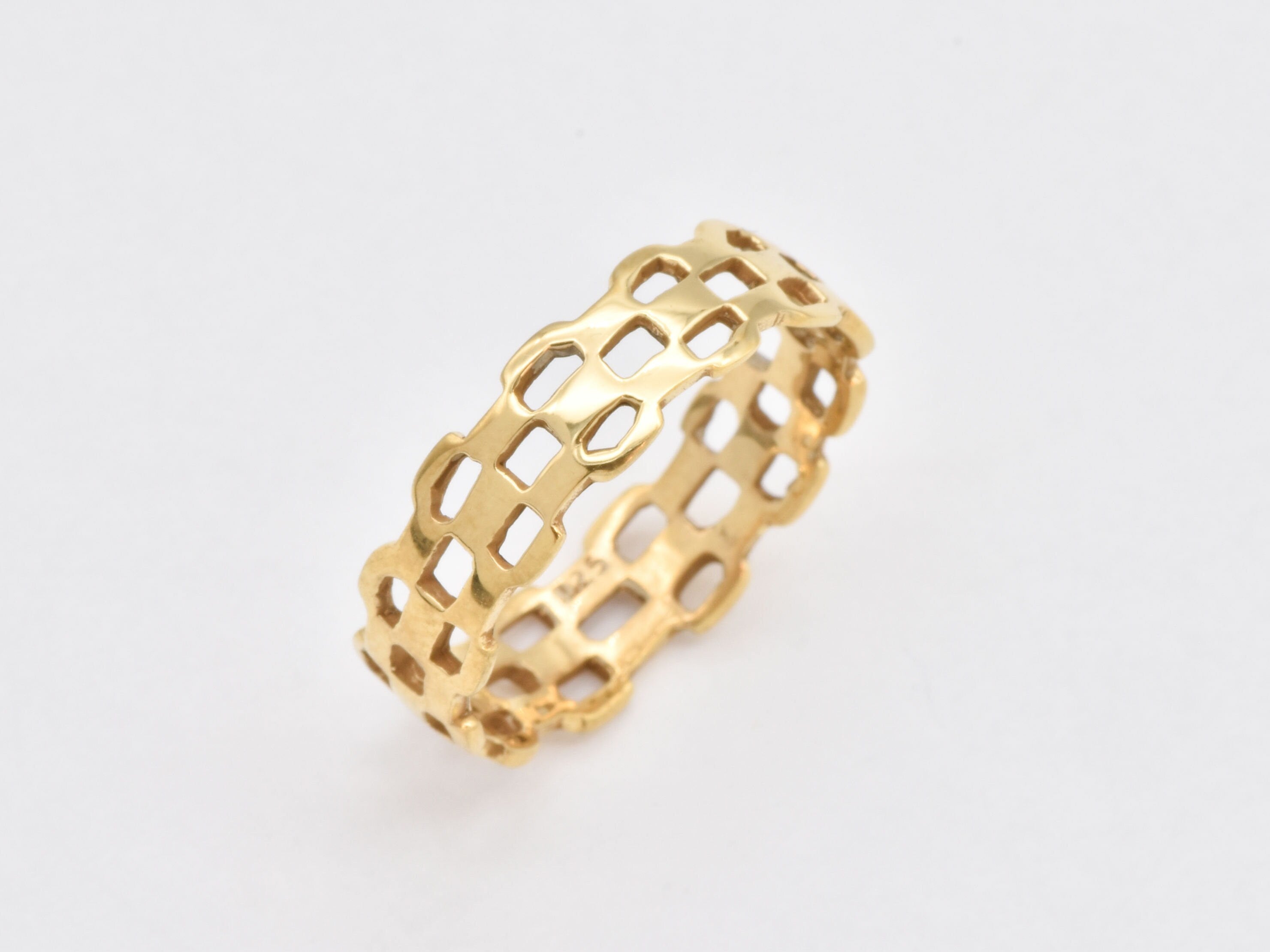 TE-087-R-0S: Gold Vermeil 18k