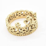 TE-077-R-0S: Gold Vermeil 18k
